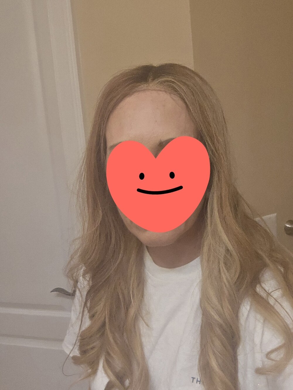 Long Blonde Wavy Wig - Highlighted Tone Human Hair Kosher Sheital.  Lace Front